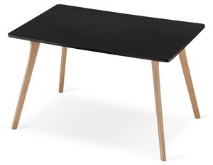 Černý jídelní stůl MONTI 120x80 cm