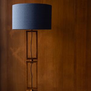 Zuiver Modrá dřevěná stojací lampa DUTCHBONE NASHVILLE 154 cm