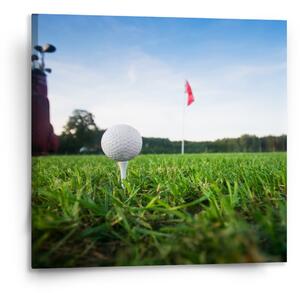 Sablio Obraz Golf - 110x110 cm