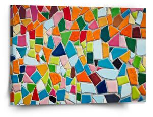 Sablio Obraz Barevná mozaika - 150x110 cm