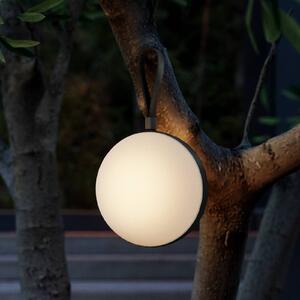 Venkovní LED světlo Bring to go Ø 16 cm bílá/černá