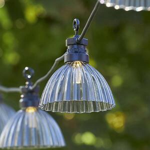 LED světelný řetěz Circus Shade s 12 stínidly šedá