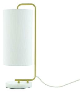 ACA Lighting stolní lampa 1XE27 OSAKA zlatá + bílá mramor IP20 20,4X18XH51CM ML121811T