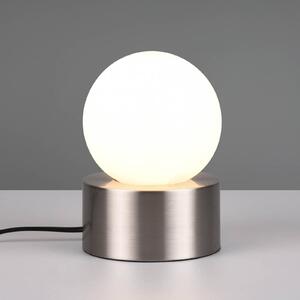 Stolní lampa Countess opálové sklo noha nikl