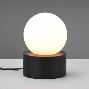 Stolní lampa Countess opálové sklo noha černá