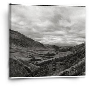 Sablio Obraz Černobílé údolí - 50x50 cm