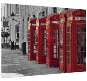 Obraz - Londýnské telefonní budky (70x50 cm)