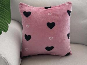 XPOSE® Mikroplyšový povlak na polštář LOVE 40x40 cm