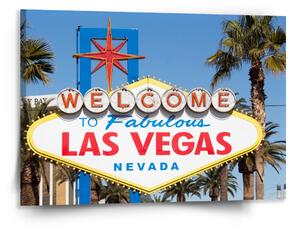 Sablio Obraz Welcome to Las Vegas - 150x110 cm