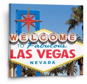 Sablio Obraz Welcome to Las Vegas - 110x110 cm
