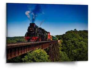 Sablio Obraz Vlak na mostě - 150x110 cm