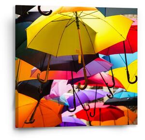 Sablio Obraz Deštníky - 50x50 cm
