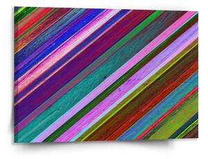 Sablio Obraz Nabarvené dřevo - 150x110 cm