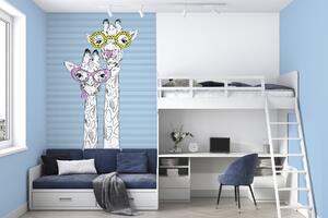 Fototapeta Žirafa v brýlích, Fototapety se zvířaty, Populární fototapety, u99418 - Tapeko.co.cz