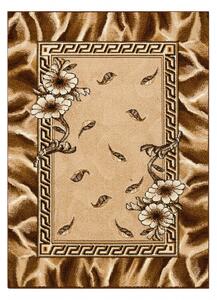 Weltom Kusový koberec BCF Morad TRIO Listí květy klasický staré zlato Rozměr: 300x400 cm