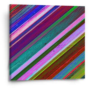 Sablio Obraz Nabarvené dřevo - 50x50 cm
