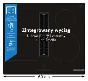 Bosch Serie 4 PVS611B16E varná deska Černá Vestavěné 59.2 cm Indukční varná deska se zónami 4 zóna/zón