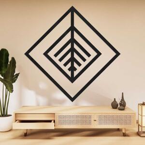 Geometrická dřevěná dekorace na zeď - Moderní design | SENTOP HDF0397-B