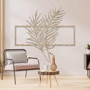 Dřevěná dekorace Tropické listy - Moderní botanický design | SENTOP HDF0303