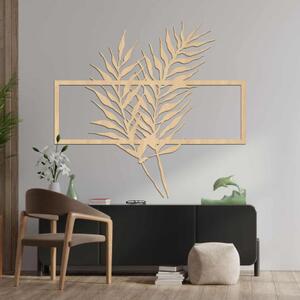 Dřevěná dekorace Tropické listy - Moderní botanický design | SENTOP HDF0303