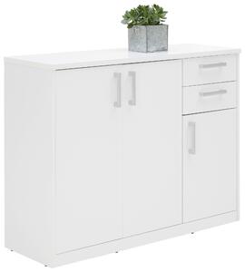 KOMODA, bílá, 106/84/36 cm Xora - Široké komody