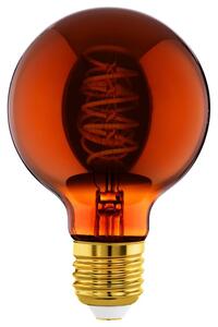 LED žárovka filament 110091 E27, 4W, teplá bílá, měděná
