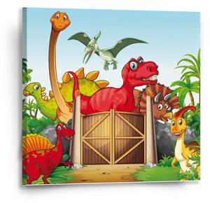Sablio Obraz Dinosauři 4 - 50x50 cm