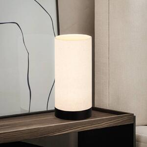 Stolní lampa Feniglia lněné stínidlo přírodní