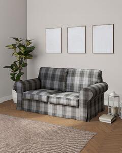 Potah na pohovku IKEA Ektorp 2-místná rozkládací NOVÝ MODEL 2012 barva šedá látka pletený vzor, vzorované