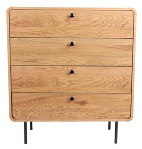 Komoda se 4 zásuvkami Siena (4401-1), divoký dub, 80 cm