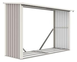 G21 Přístřešek na dřevo G21 WOH 335 - 242 x 89 cm, šedý G21-63900504