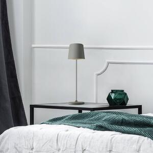 Nabíjecí stolní lampa Kaami LED, stmívatelná, šedá matná