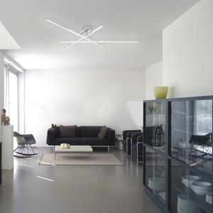 Rabalux 2479 Meredith LED Moderní stropní svítidlo | Přírodní bílá | 18W | Bílá | Chrom | Kov - r-2479