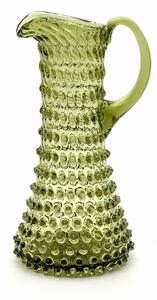 Floriánova huť Džbán Hobnail - Ananas - lesní zelená 1,5l