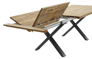 MCA Germany Jídelní rozkládací stůl Brooklyn divoký dub I Rozměr: 180 (280) cm x 100 cm x 77 cm