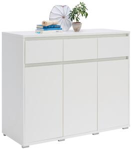 KOMODA, bílá, 120/103/48 cm Carryhome - Široké komody