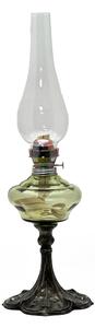 Floriánova huť Petrolejová lampa Ivana - lesní zelená
