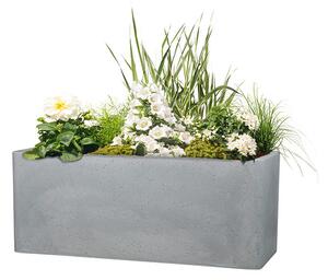 Scheurich Květináč Cube Box (Stony Grey, Länge 60 cm) (100349940003)