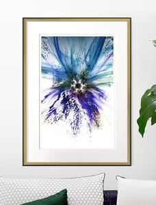 Obraz Květina, Modrá Série