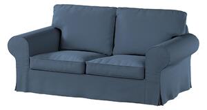 Potah na pohovku IKEA Ektorp 2-místná rozkládací NOVÝ MODEL 2012 barva modrá látka pletený vzor