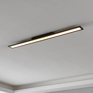 EGLO connect Stropní svítidlo LED Salobrena-Z, 120x10cm, černé, stmívatelný, Černá, Obývací pokoj / jídelna, Hliník, Moderní