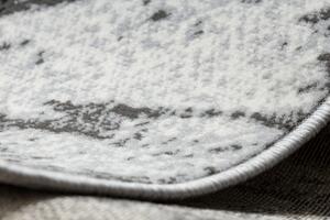 Weltom Kusový koberec BCF Morad MRAMOR Abstraktní šedý Rozměr: 120x170 cm