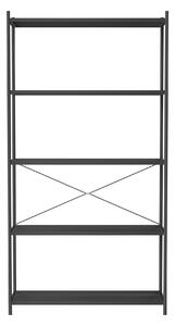 FERM LIVING Policová sestava Punctual, Anthracite / 5 (výška 184 cm)