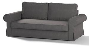 Potah na pohovku IKEA Backabro, 3-místná, rozkládací barva šedá látka pletený vzor