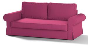 Potah na pohovku IKEA Backabro, 3-místná, rozkládací barva růžová látka pletený vzor