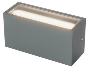 Redo Venkovní LED nástěnné svítidlo Limas, š.22cm, 24W, svícení up/down, IP65 Barva: Antracit, Stmívání, řízení: bez stmívání