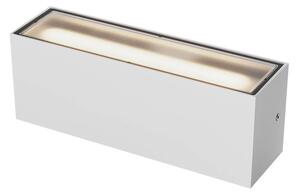 Redo Venkovní LED nástěnné svítidlo Limas, š.30cm, 40W, svícení up/down, IP65 Barva: Bílá, Stmívání, řízení: bez stmívání