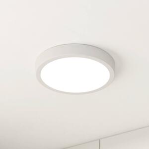EGLO LED stropní svítidlo Fueva 5 IP44 3000K bílé Ø21cm, Bílá / opál, Koupelna, kov