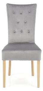 Jídelní židle VIRMUNT dub medový/šedá