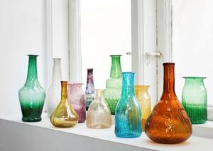 Váza z recyklovaného skla Light Peach 11 cm